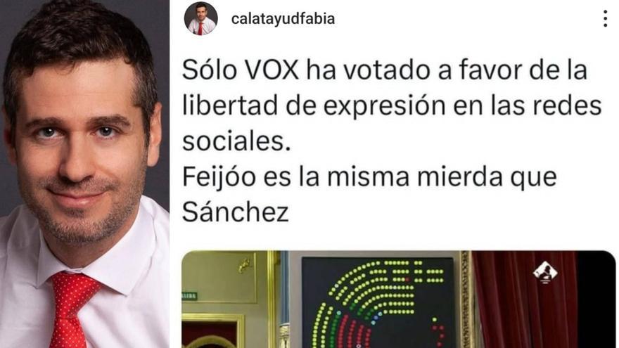 El comentario de Santi Calatayud en su perfil personal de Instagram