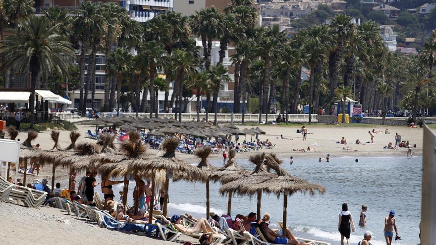 Imagen de la playa de la La Malagueta