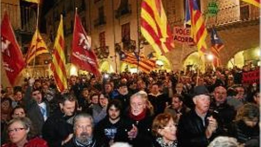 Els assistents a la concentració convocada per l&#039;ANC?a Girona.