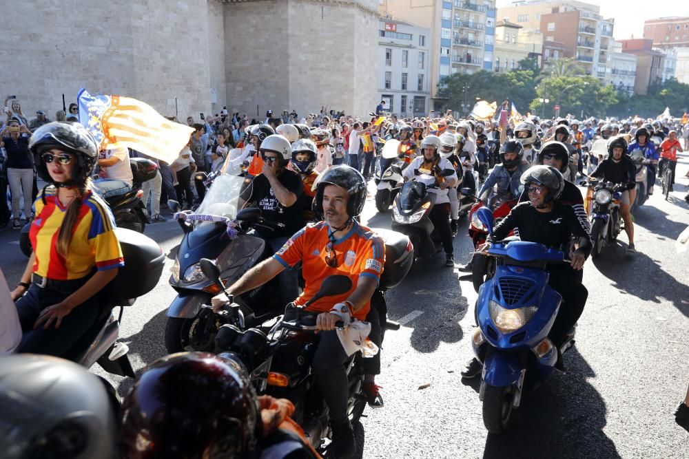 Celebración del Valencia CF campeón de Copa