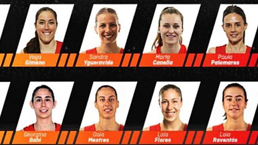 Las 12 jugadoras convocadas para la selección femenina 3x3 que entrenará en Valencia