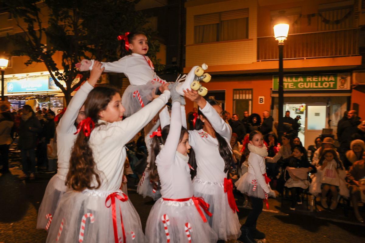 Los Reyes Magos llegan a València con las fallas de Malva-rosa-Cabanyal-Beteró