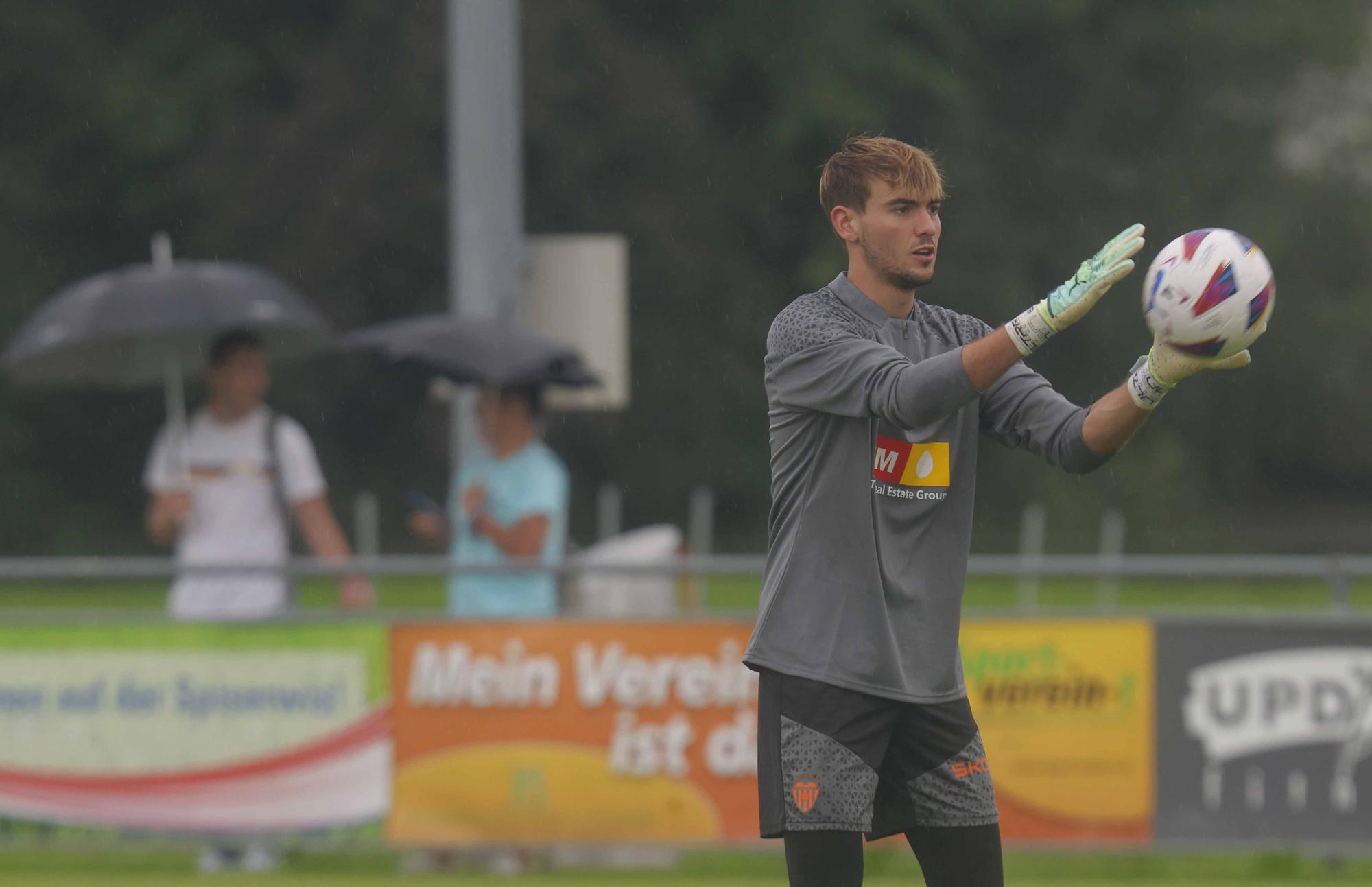 Sesión lluviosa en Suiza