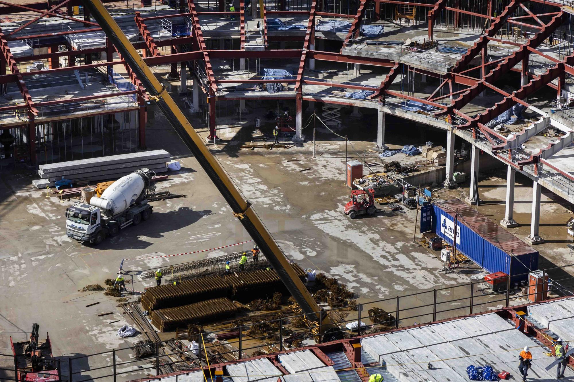 Así avanzan las obras del Roig Arena