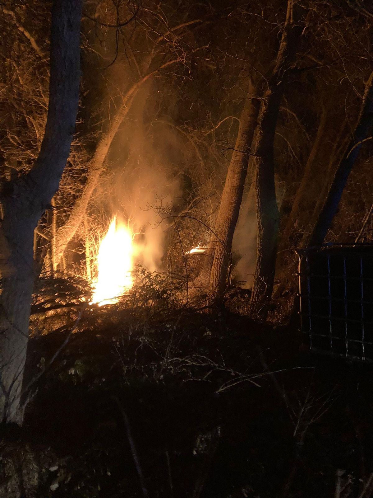 Fuego en El Piñero