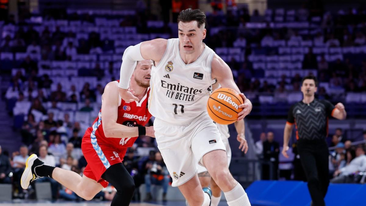 Mario Hezonja, en el partido de Liga Endesa ante Río Breogán