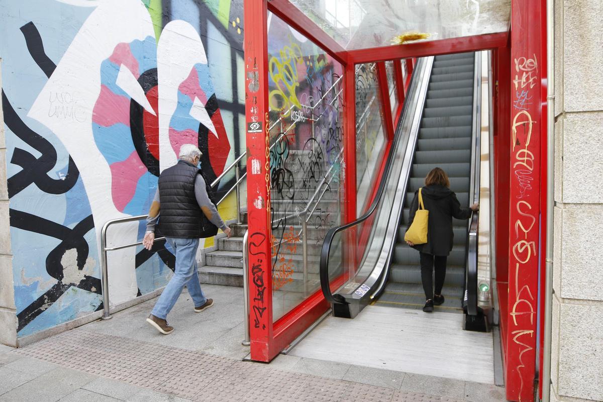En 2018 se inauguraron las escaleras desde la rúa Uruguay hasta la plaza de Portugal