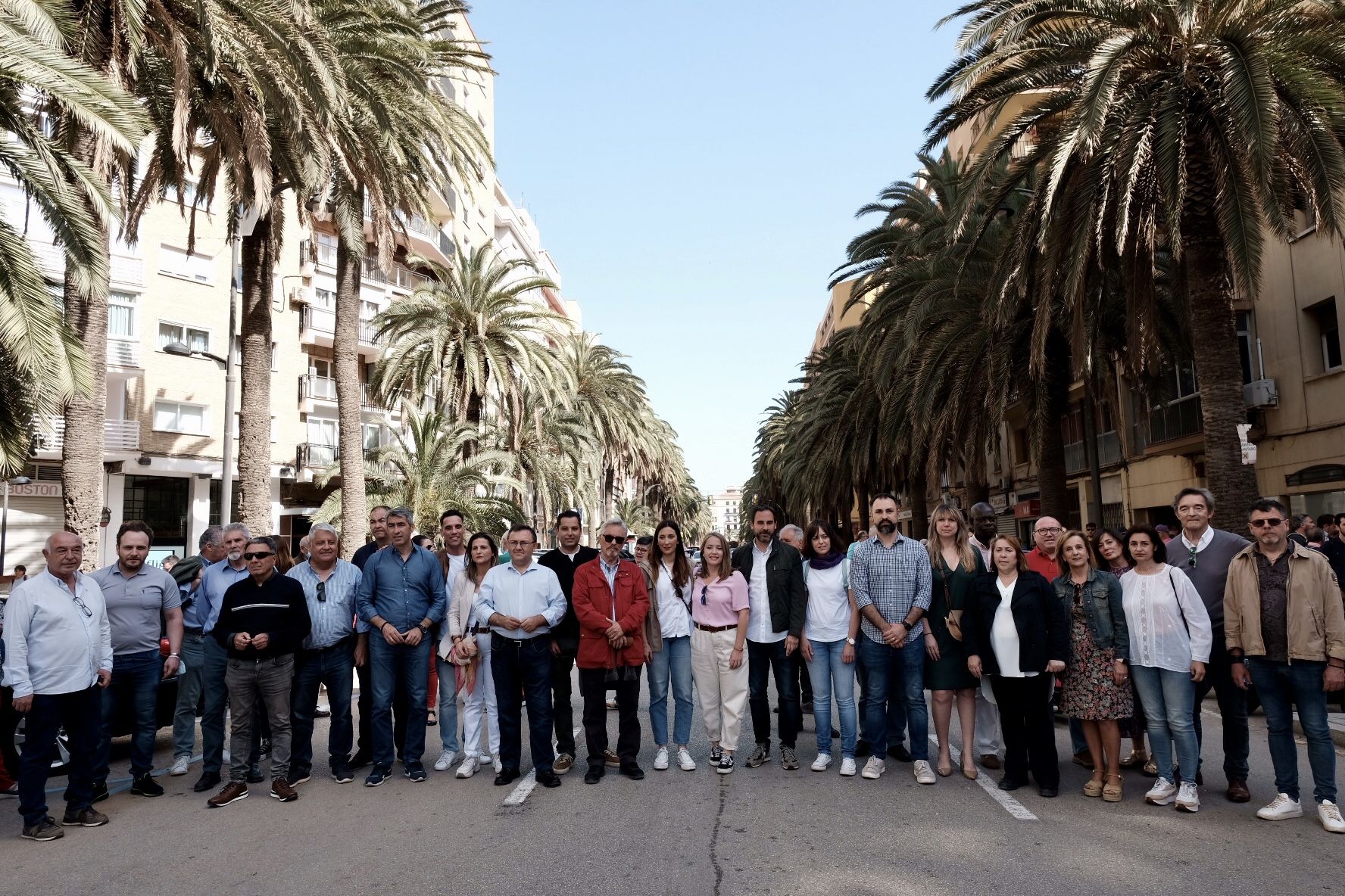 Las imágenes de la manifestación del 1 de mayo en Málaga