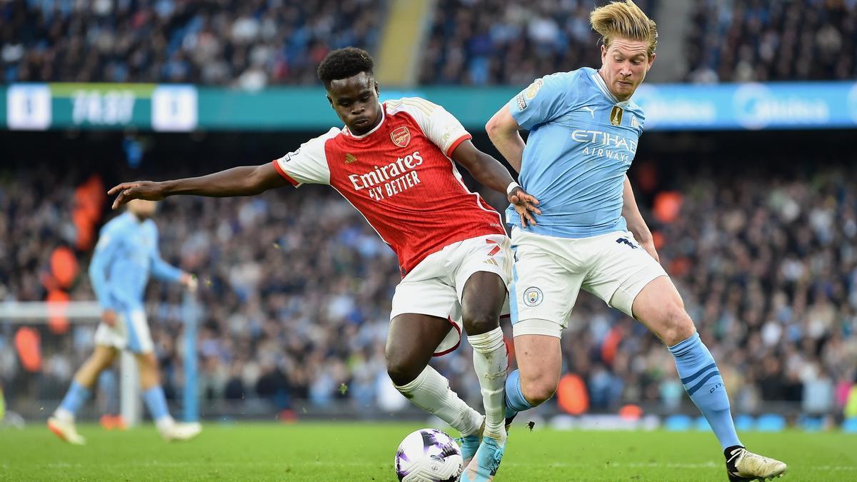 El Manchester City empató con el Arsenal y permanece en el tercer lugar de la tabla