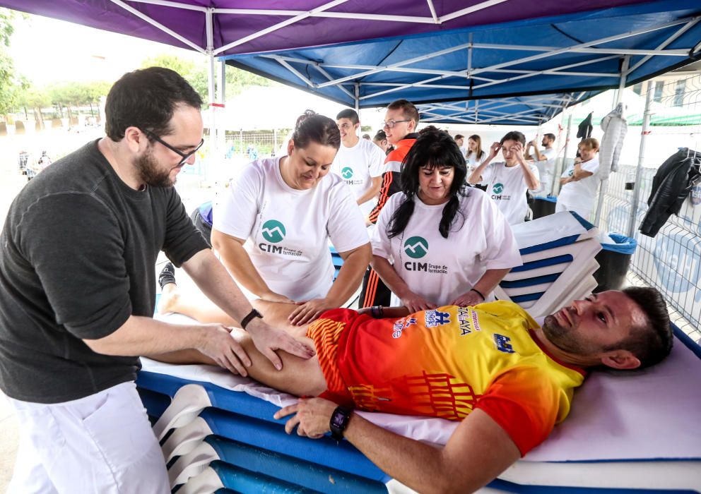 Los veteranos atletas triunfan en la prueba de Benidorm que reunió a más de 2.500 deportistas.