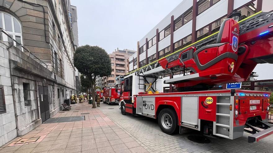 Simulacro de incendio en el teatro Campoamor