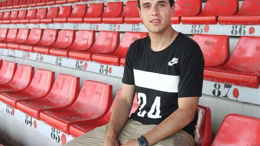 Cote, ayer en el estadio de O Couto. // Iñaki Osorio