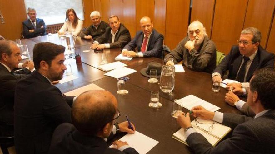 Reunión de Zamora 10 con los partidos políticos, el pasado octubre