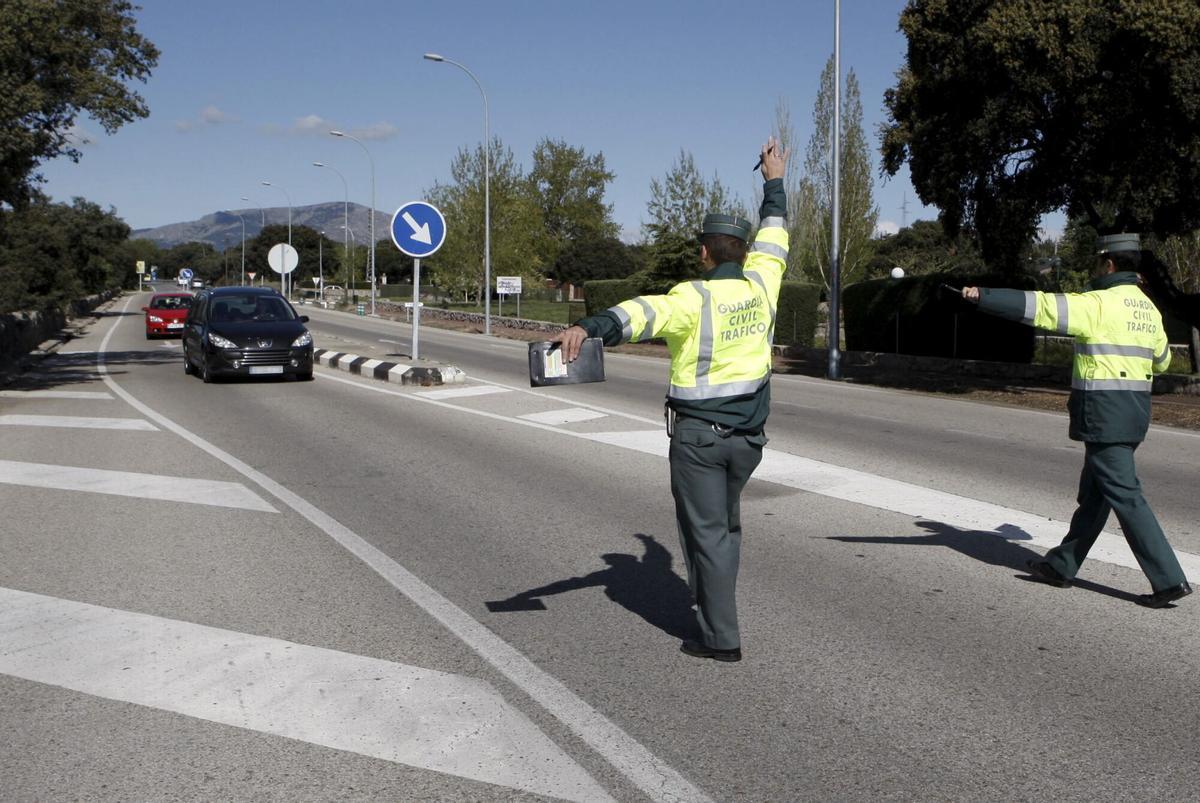 Imagen de los controles que La Guardia Civil de Tráfico