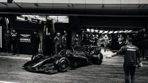 El AMR26 de Aston Martin, en acción