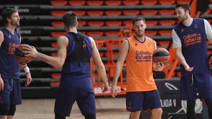 Sam Van Rossom, en un entrenamiento con el grupo