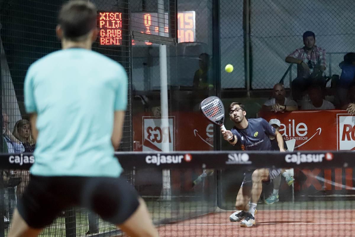 Final masculina de los Internacionales de Pádel de Córdoba