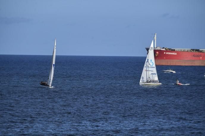 21-09-19 DEPORTES. BAHIA DEL PUERTO. LAS PALMAS DE GRAN CANARIA. Vela latina. Desempate Guanche-Tomás Morales por el título del Campeonato. Fotos: Juan Castro.  | 21/09/2019 | Fotógrafo: Juan Carlos Castro