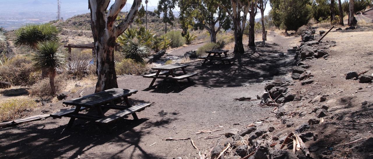 Área recreativa del Parque de Las Mesas, en Santa Cruz de Tenerife.