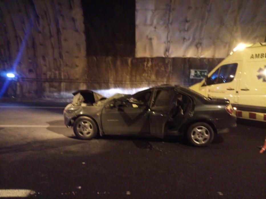 Accident de trànsit a l'Eix a Arbúcies