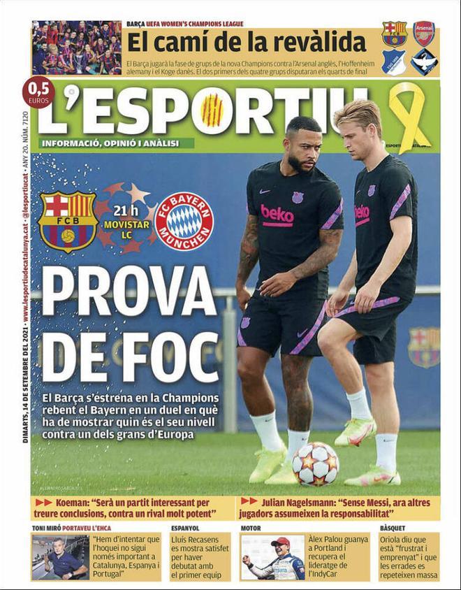 Las portadas de la prensa deportiva de hoy