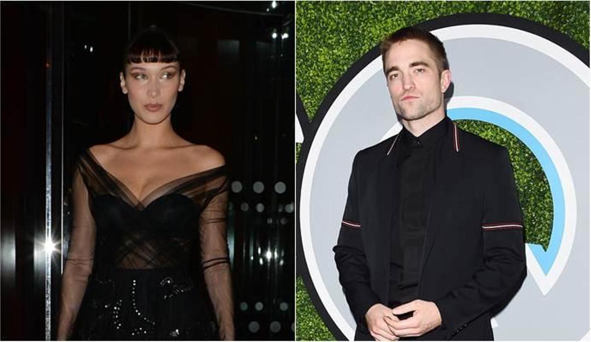 Bella Hadid y Robert Pattinson.