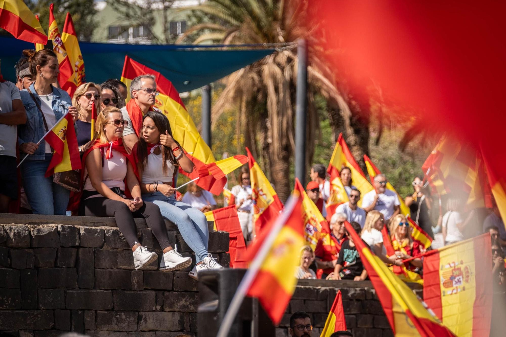 Manifestación contra la ley de amnistía en Santa Cruz de Tenerife