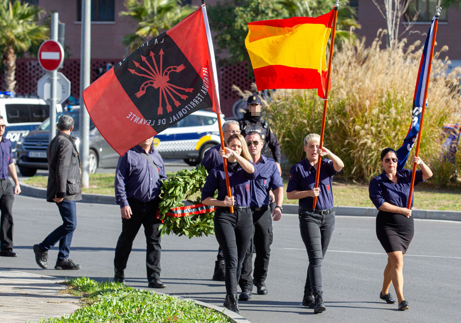 La Falange realiza su homenaje a Primo de Rivera en Alicante