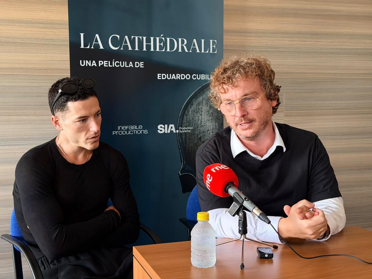 Rodaje de la película La Cathédrale
