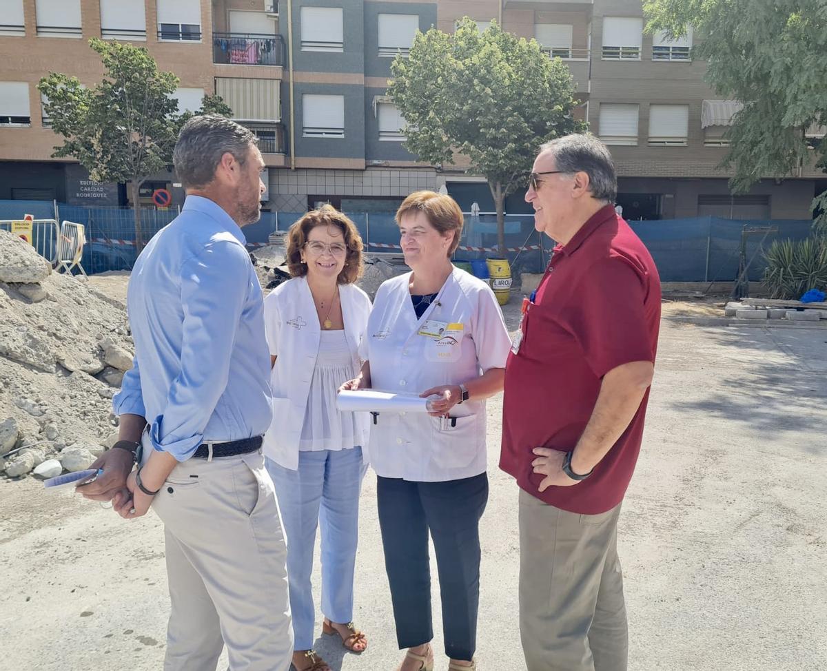 Obras en el hospital Noroeste en Caravaca,