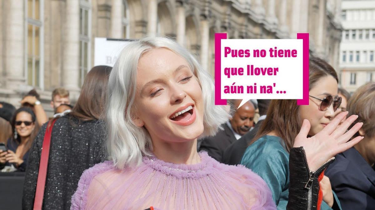 Zara Larsson en la Paris Fashion Week