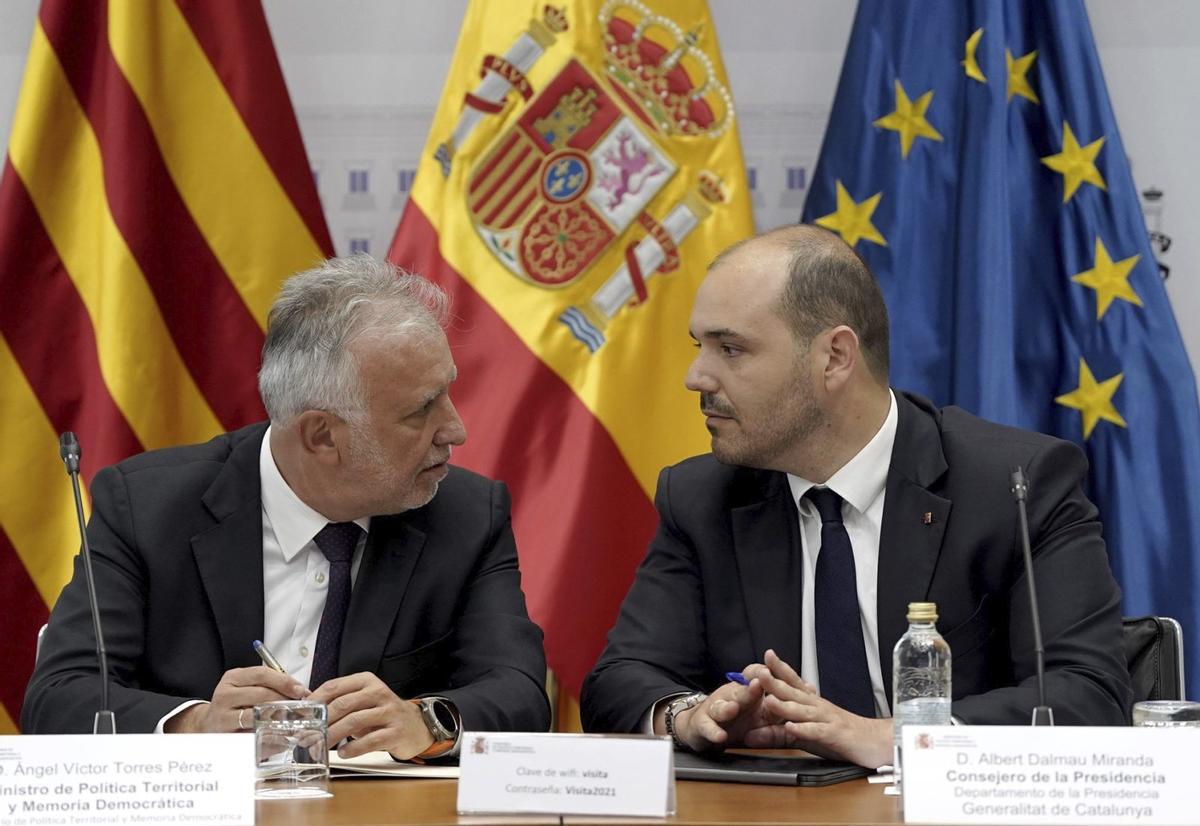 El Govern i la Generalitat ratifiquen les infraestructures promeses a ERC