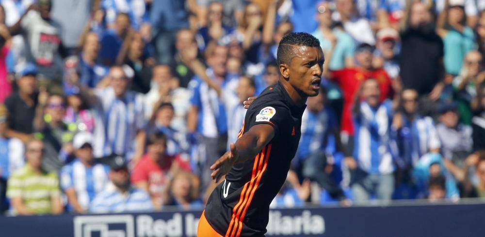 La espectacular celebración de Nani frente al Leganés