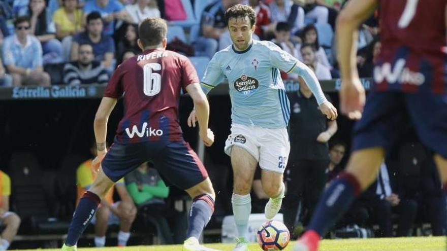 Rossi, ayer en la cita contra el Eibar. // A. Villar