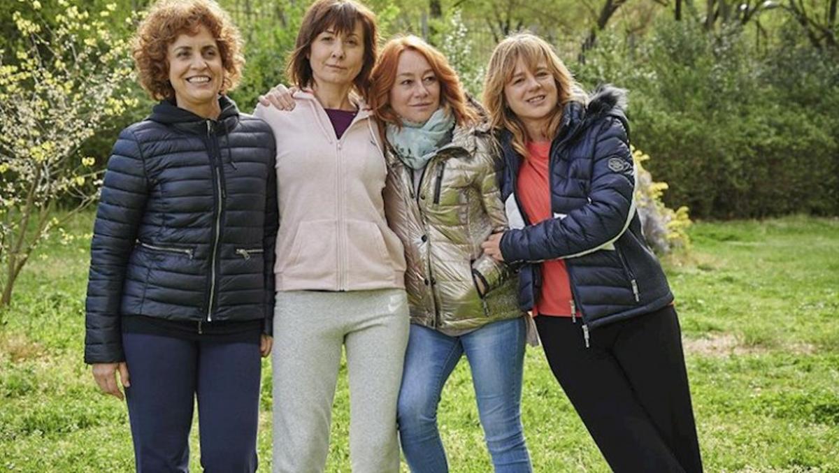 Rodaje de 'Invisibles', dirigida por Gracia Querejeta y protagonizada por Adriana Ozores, Emma Suárez y Nathalie Poza.