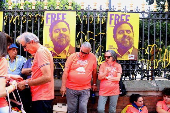 La manifestació de la Diada omple la Diagonal