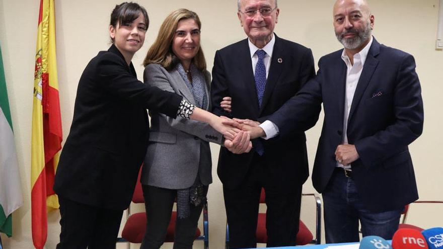 Natalia Serrano, Rocío Blanco, De la Torre y Joan Cruz.