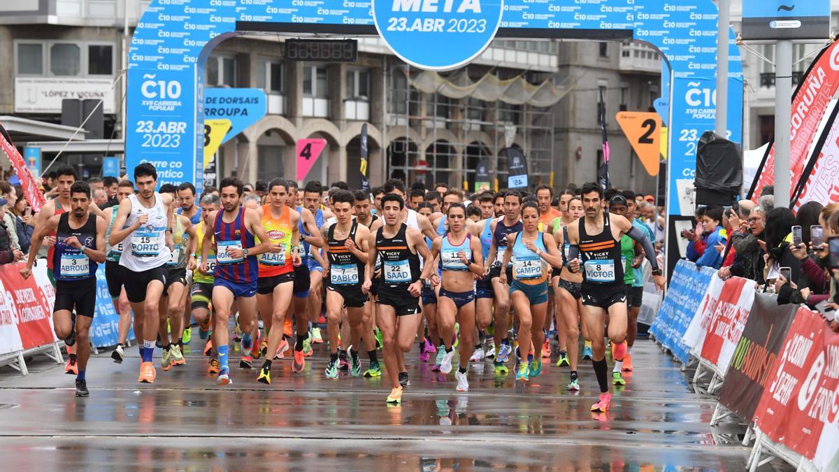 Carrera popular Coruña10: 2.186 corredores cruzaron la línea de meta