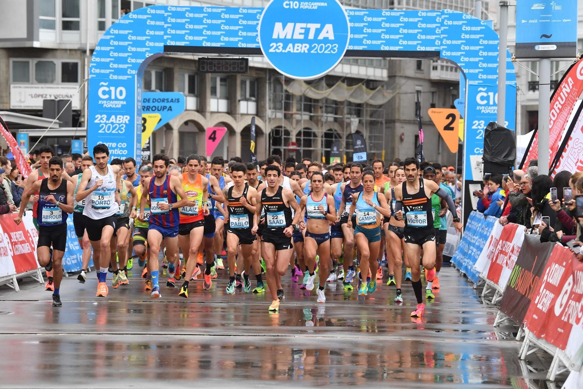 Carrera popular Coruña10: 2.186 corredores cruzaron la línea de meta