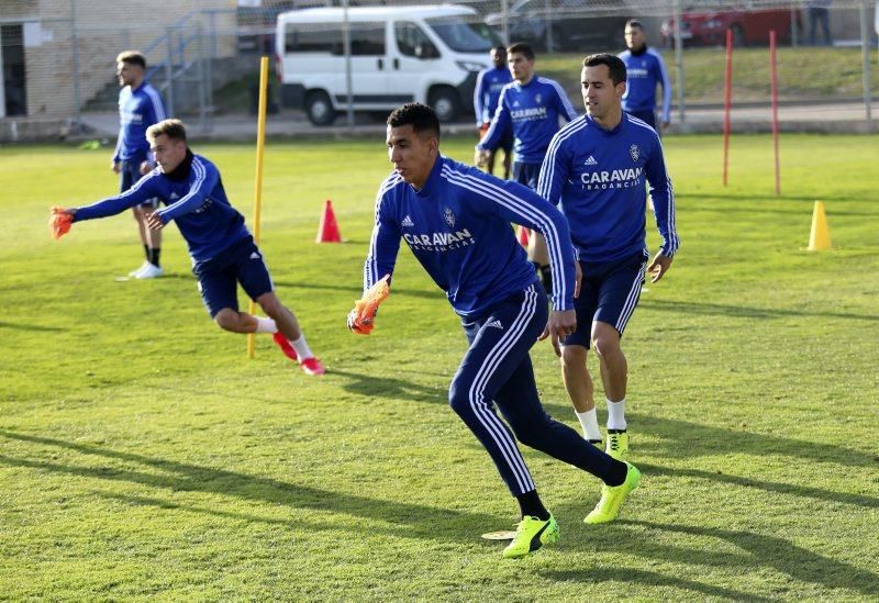 Entrenamiento del Real Zaragoza (7-2-2020)