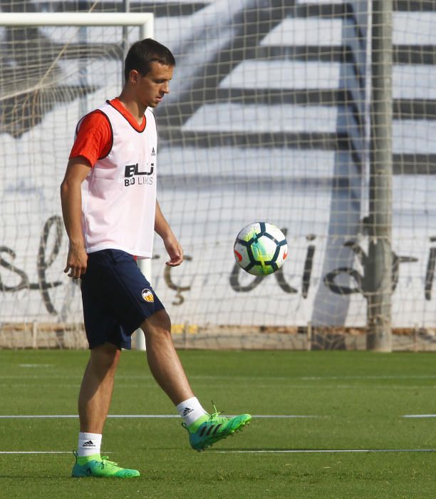 El primer entrenamiento de Neto