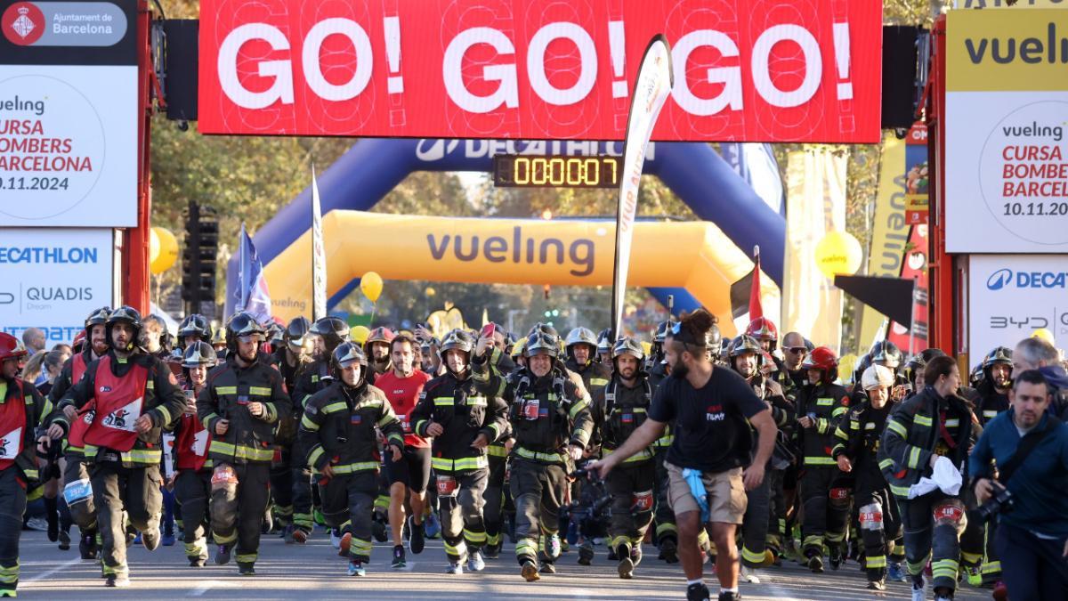 La Cursa de Bombers 2025 se celebra este domingo 9 de noviembre