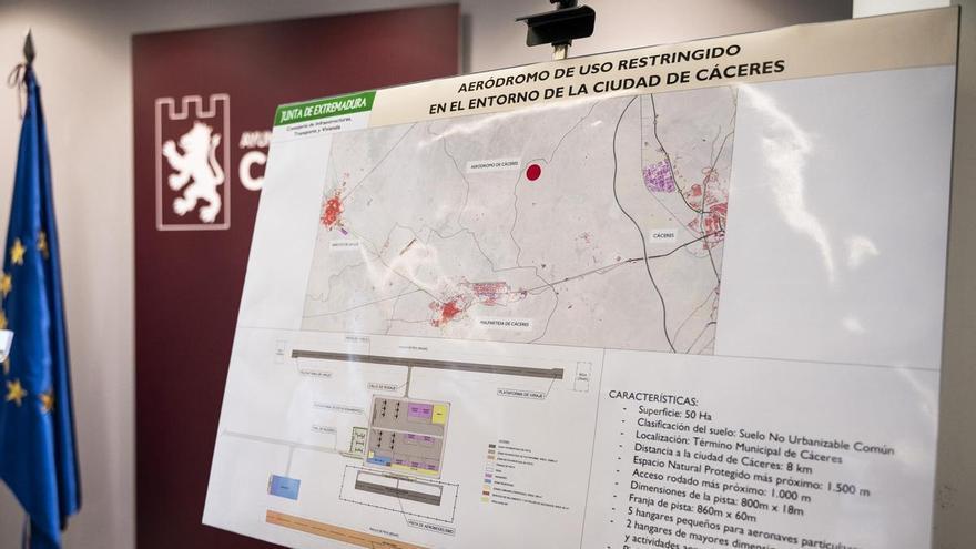 Las nuevas fechas que baraja el aeródromo de Cáceres: estaría en 2030 o 2031