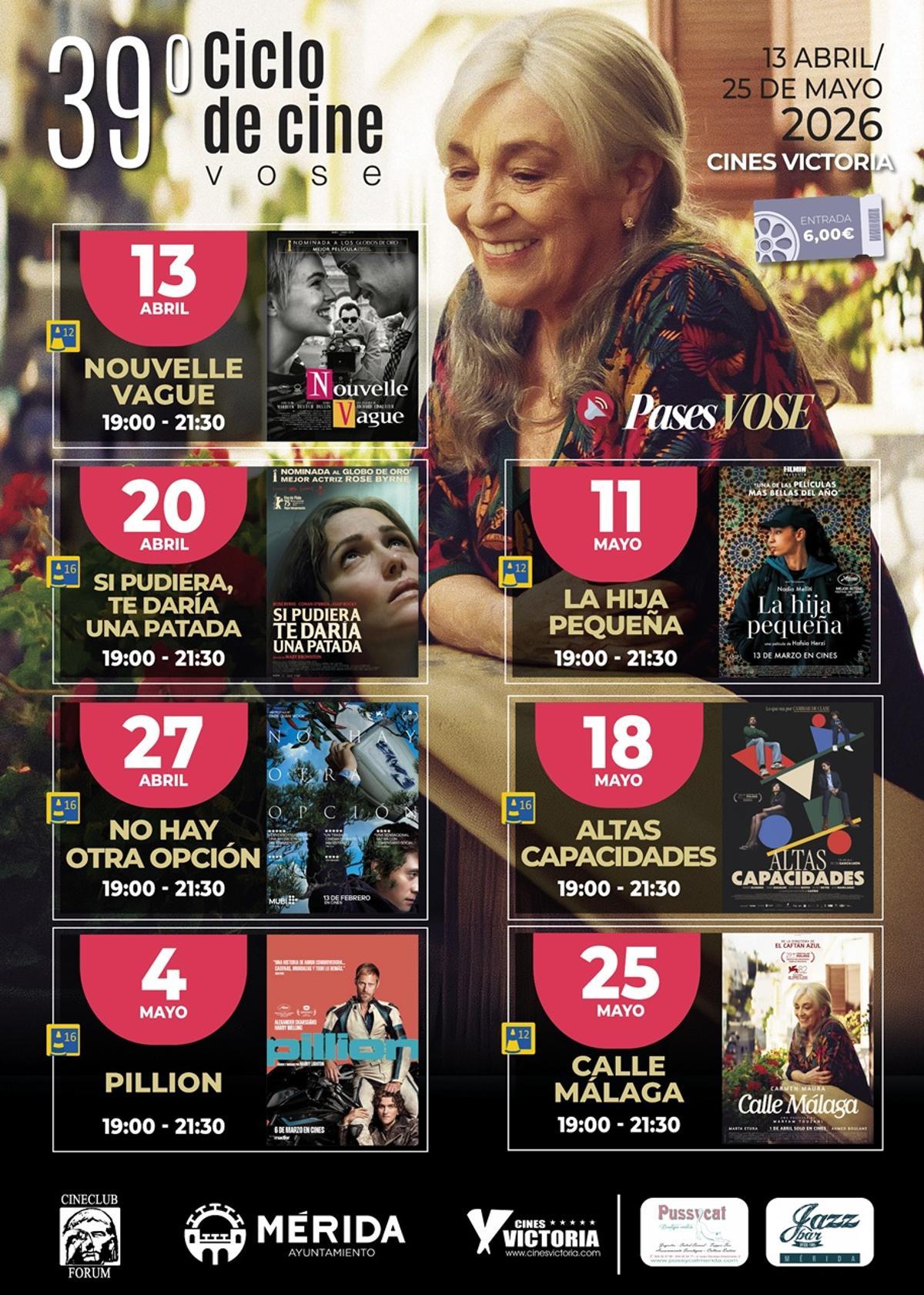 Cartel del ciclo de cine.