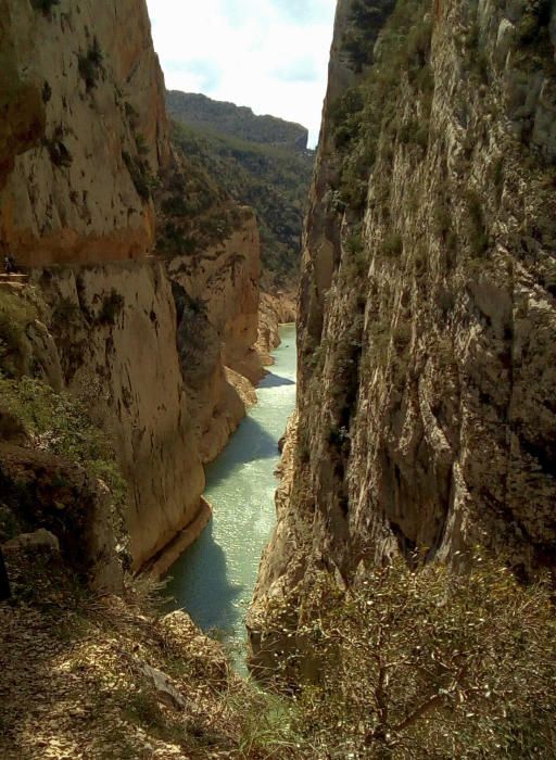 Excursió. L’espai natural del congost de Mont-rebei és una de les rutes més espectaculars de Catalunya.