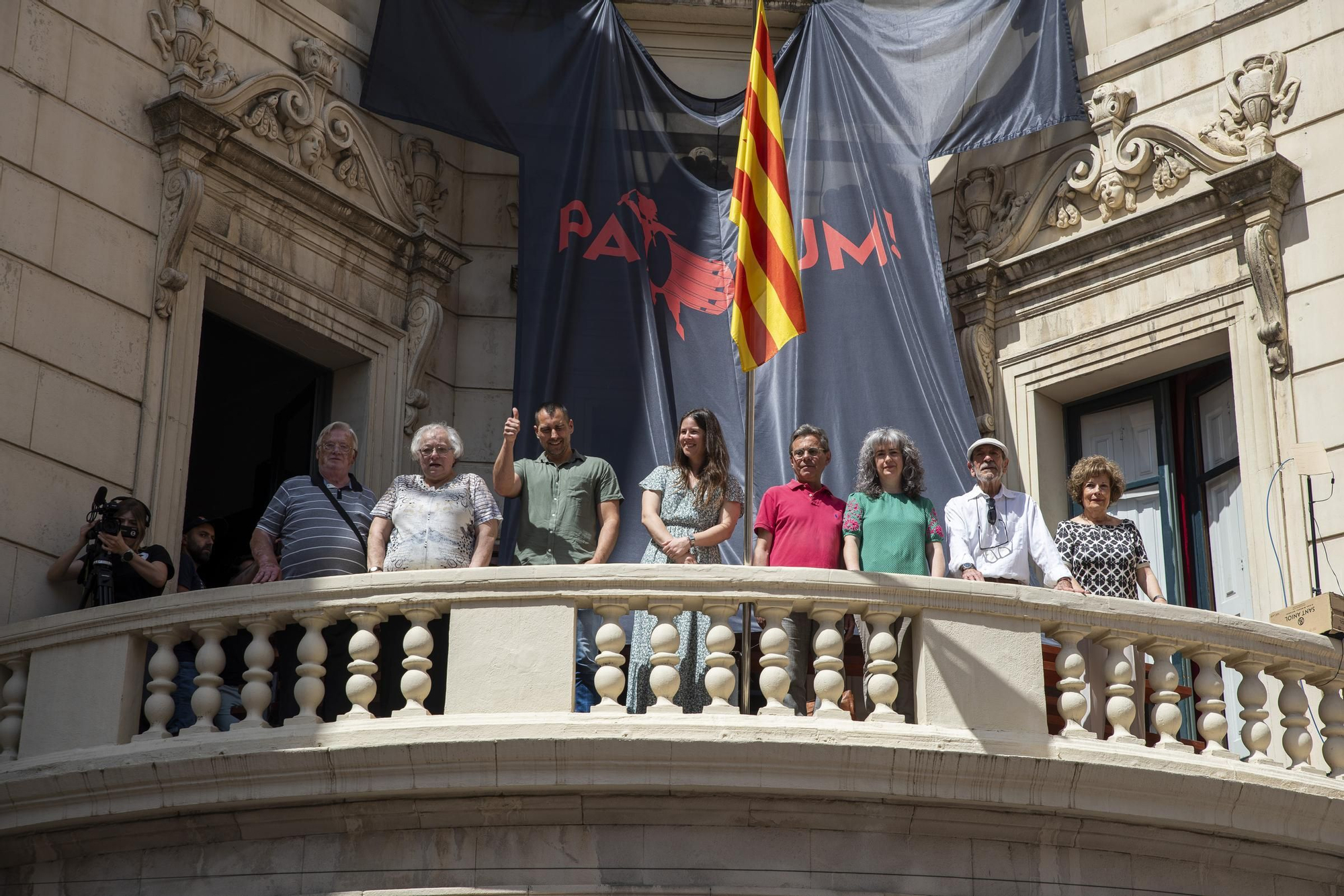 Ple de Patum i cercavila del Tabal a Berga