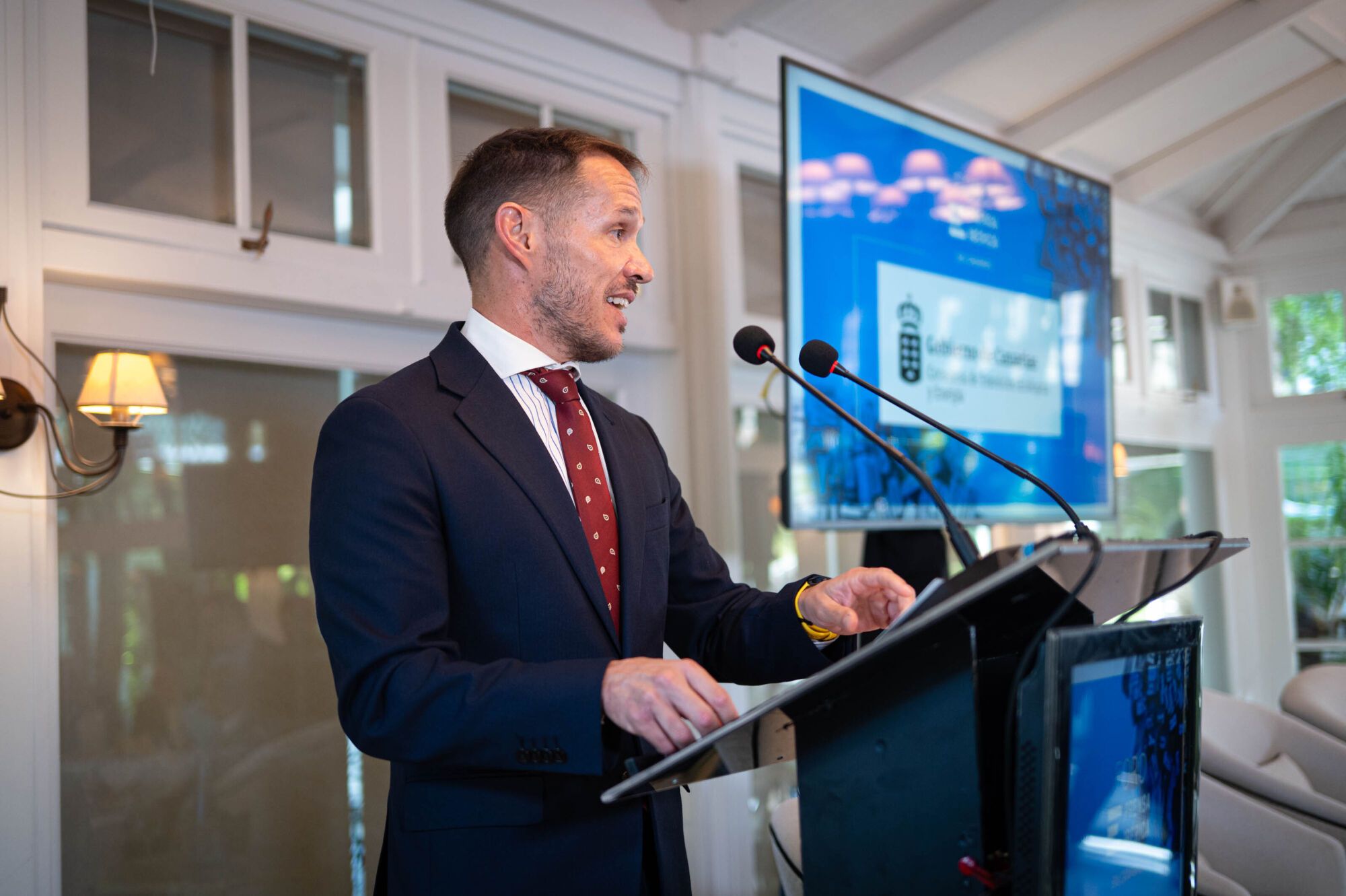Foro de El Día y La Provincia con el consejero de Transición Ecológica y Energía, Mariano Hernández Zapata.

