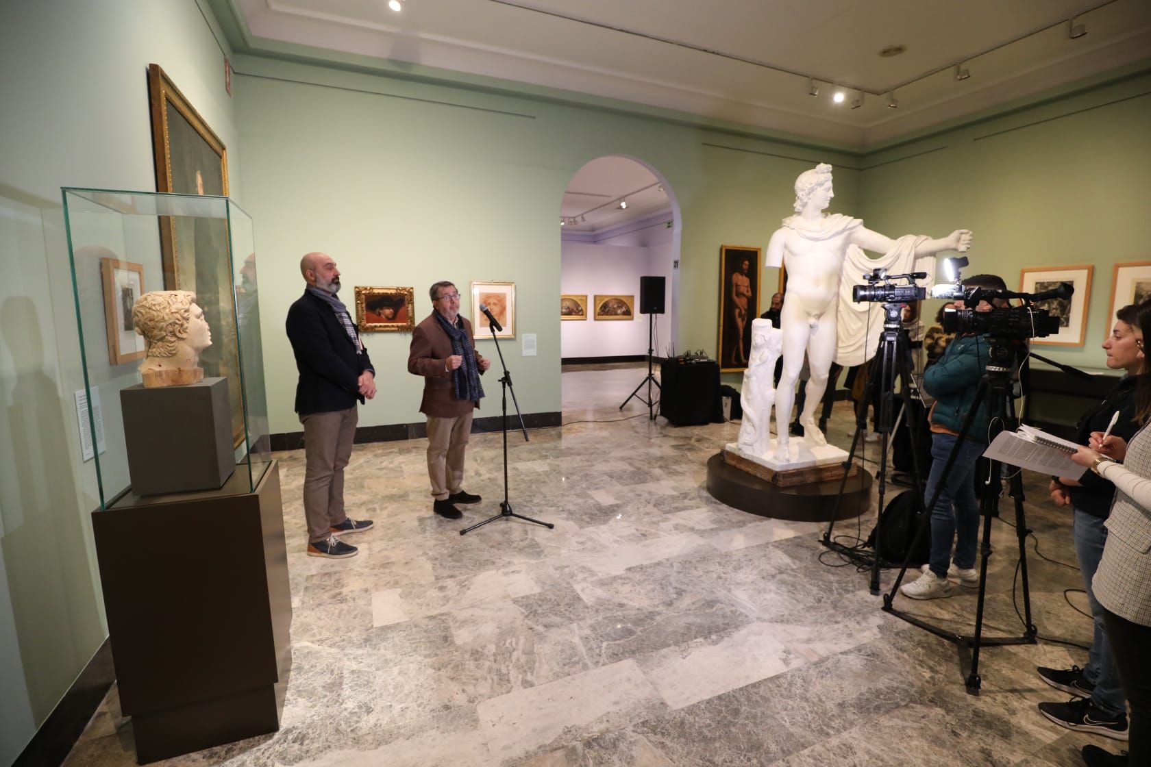 Inauguración de la nueva sala del Museo de Zaragoza dedicada a la Ilustración