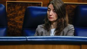 La ministra de Justicia, Pilar Llop, durante el debate de reforma de la ley de garantía integral de la libertad sexual en el Congreso.