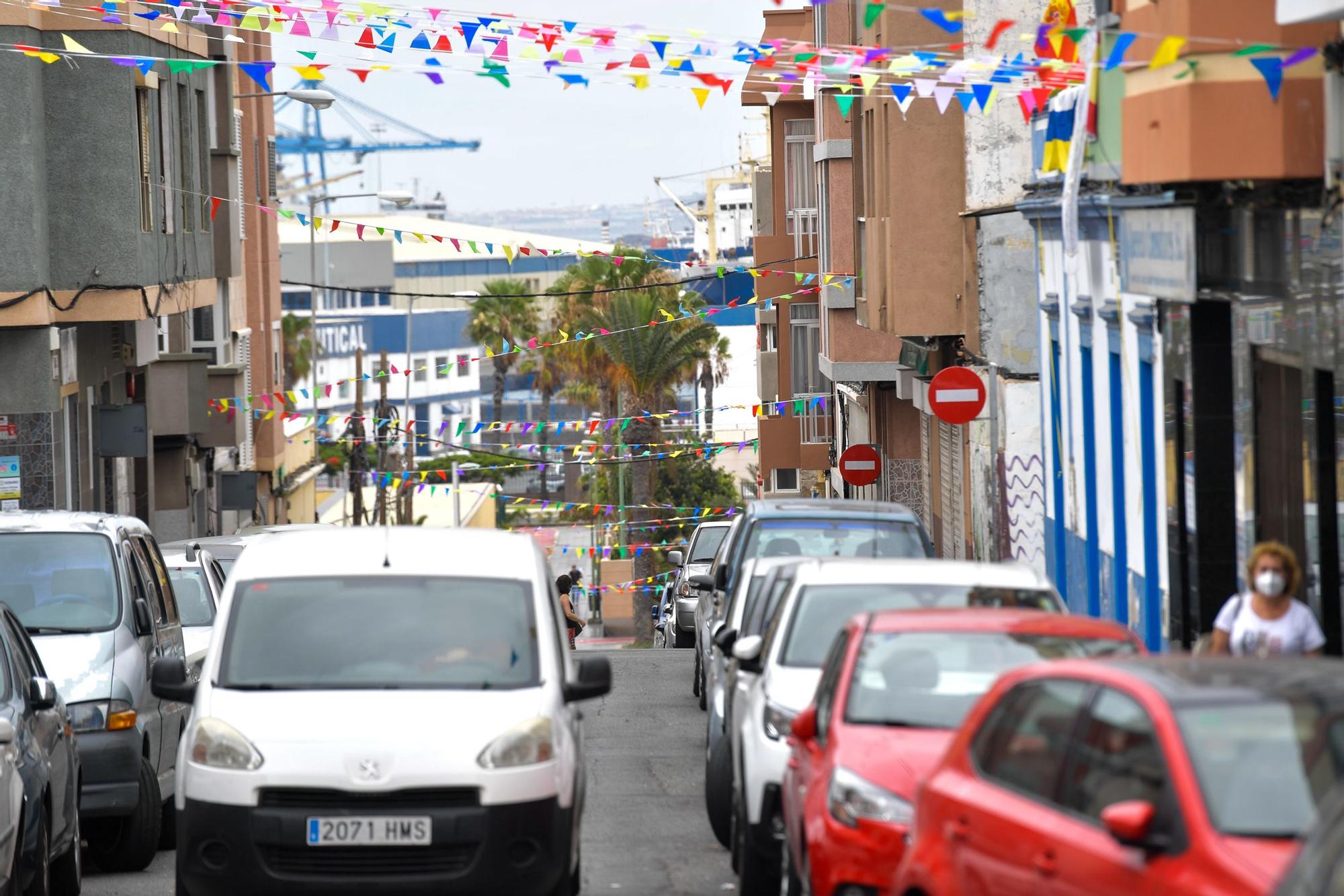 Pasacalles anunciador de las fiestas del Carmen en La Isleta (06/07/2021)